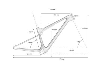 UNNO Horn Carbon 29" XC Rahmen schwarz
