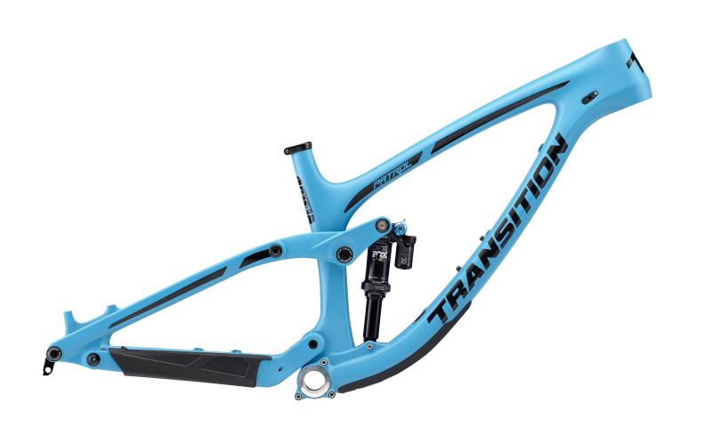 Transition Patrol V2 Carbon Rahmen - TR blue
