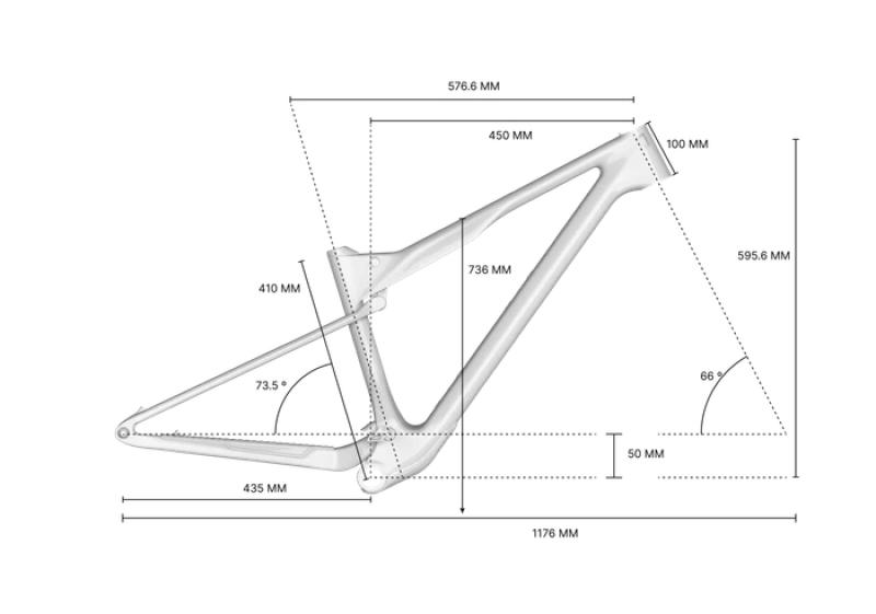UNNO Horn Carbon 29" XC Rahmen schwarz
